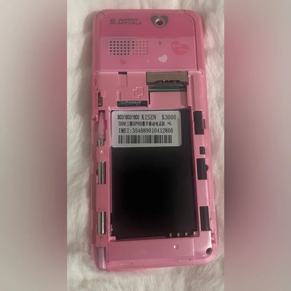 RARE Hello Kitty Kisen K3000 Cell Mobile Phone HK LIMITED EDITION 💕💕💕